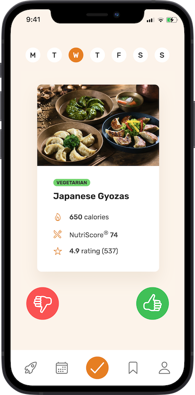 iphone app preferances selection screen